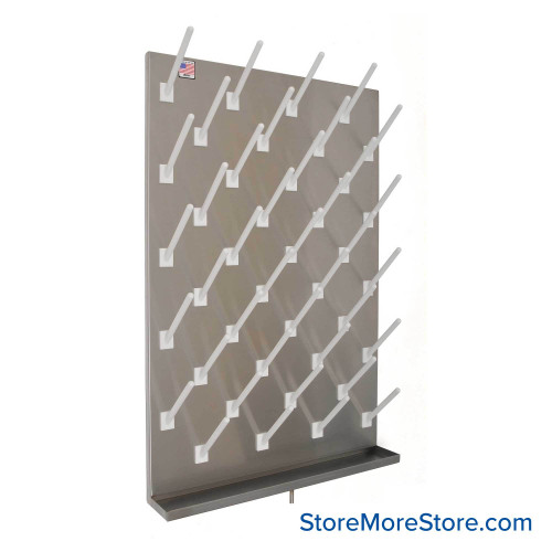 Lab Drying Rack, 48" W x 2" D x 30" H
